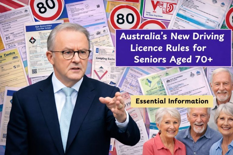 Australia’s New Driving Licence Rules for Seniors Aged 70+: Medical Tests, Renewals & Safety Changes Explained