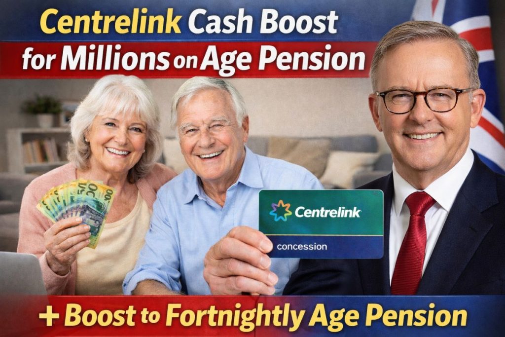 Centrelink cash boost for millions on Age Pension, JobSeeker, Rent Assistance to hit bank accounts in one week