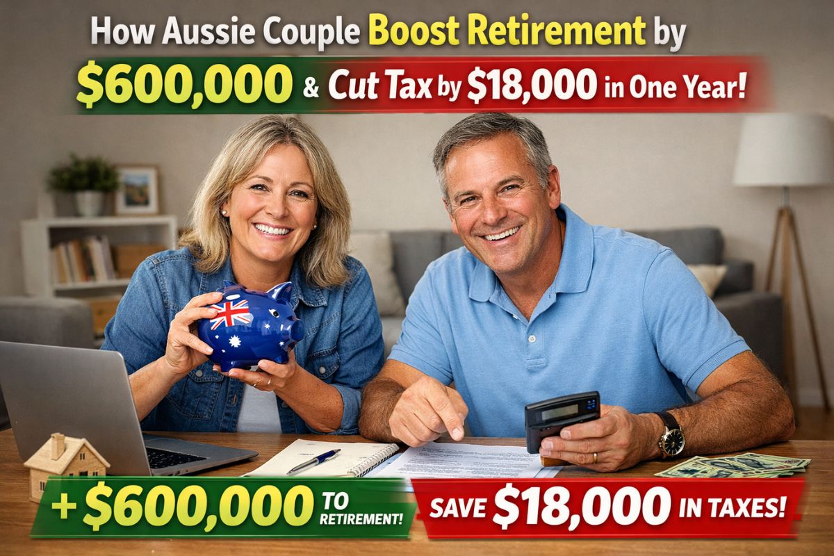 How Aussie couple boost retirement by $600,000 and cut tax by $18,000 in one year