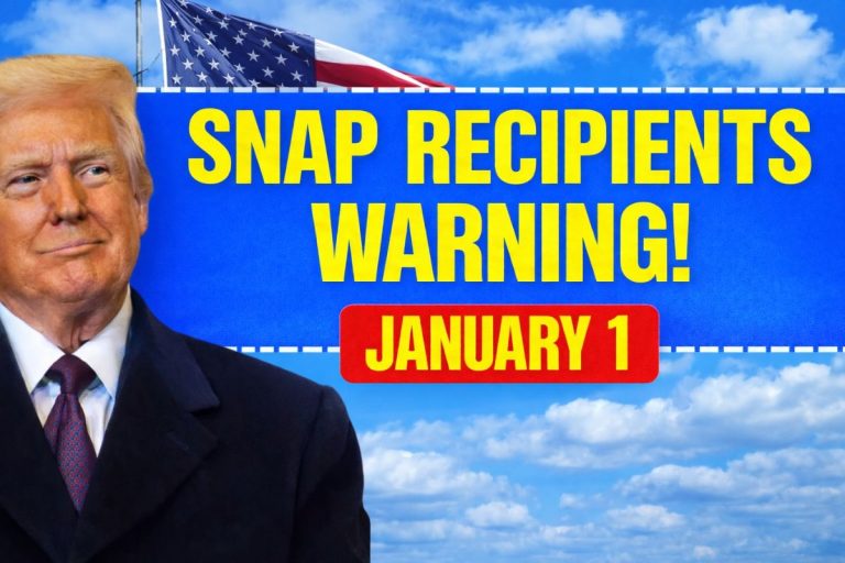 SNAP Recipients Warning! USDA Sets Strict New Work Rules Effective January 1