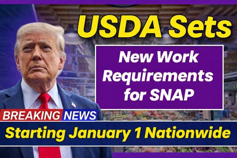 USDA Sets New Nationwide SNAP Work Rules Starting January 1: What Recipients Must Do to Keep Benefits